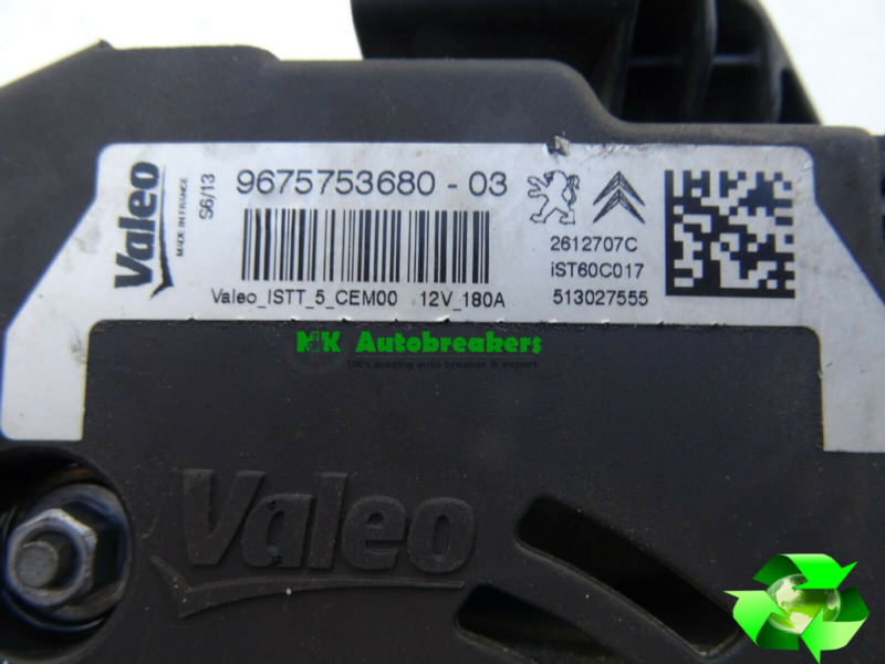 Citroen DS4 1.6 HDi Complete Alternator 9675753680 Genuine 2013-2017 - Image 3