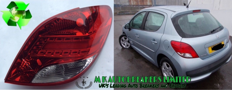 Peugeot 207 Model From 09-12 Rear Light Driver Side (Breaking For Parts) - Image 4
