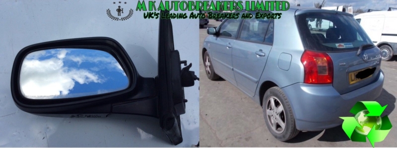 Toyota Corolla T3 Model From 02-05 Electric Wing Mirror Passenger Side (Breaking - Image 4