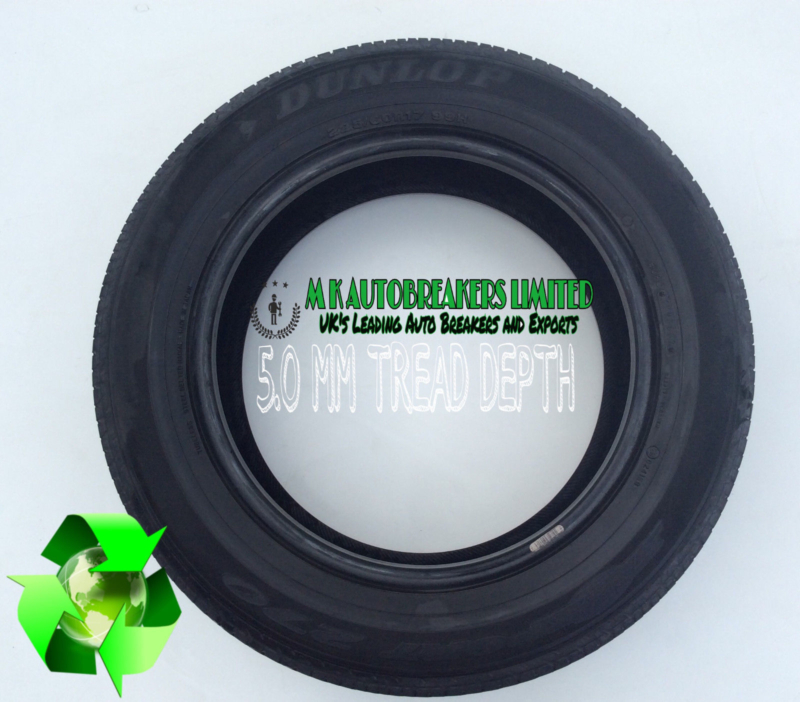 1x 225/60/R17 (99H) DUNLOP (SP SPORT 240) 5.0 MM TREAD DEPTH - Image 3