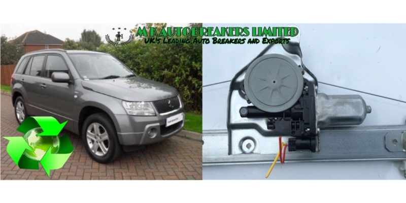 Suzuki Grand Vitara From 05-09 Electric Window Motor Front Driver Side (Breaking - Image 3