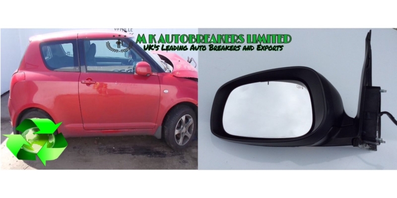 Suzuki Swift Model 2005-2009 Electric Wing Mirror Passenger Side N/S - Image 3