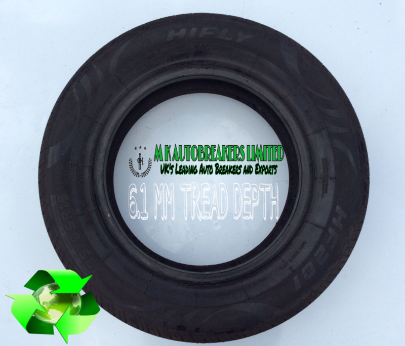 1x 195/65/R15 (91V) HIFLY (HF201) 6.1 MM TREAD DEPTH - Image 3