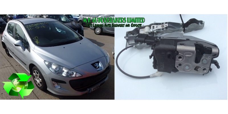 Peugeot 308 From 08-13 Door Lock Rear Driver Side R/O/S (Breaking For Parts) - Image 3