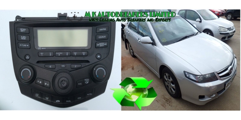 Honda Accord From 03-06 CD Player With Electronic Climate Control Unit - Image 4