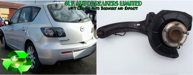 Mazda 3 From 04-08 Rear Trailing Arm Hub Driver Side - Image 4