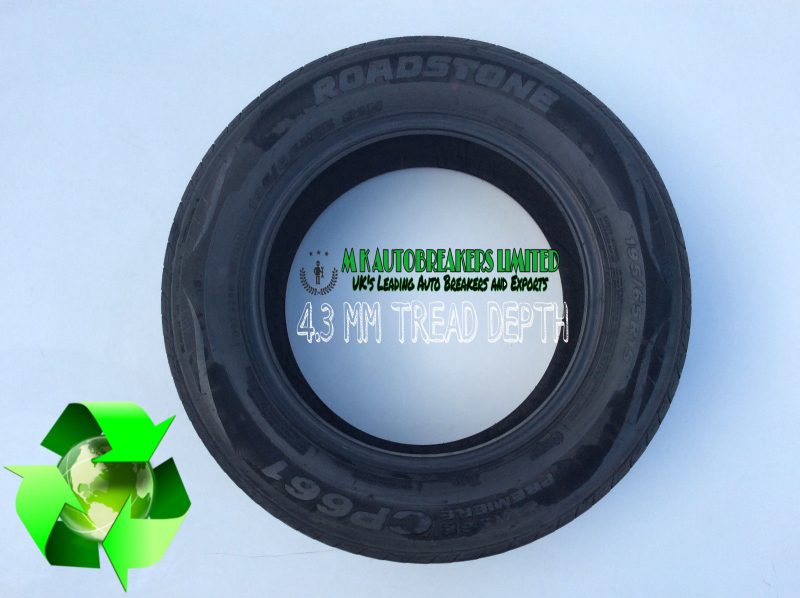 1x 195/65/R15 (91H) ROADSTONE (CP661) 4.3 MM TREAD DEPTH - Image 3