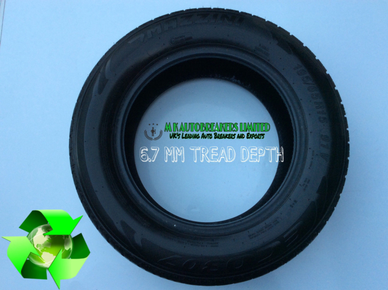 1x 195/65/R15 (91V) MAZINI ( ECO 307 ) 6.7 MM Tread Depth - Image 3