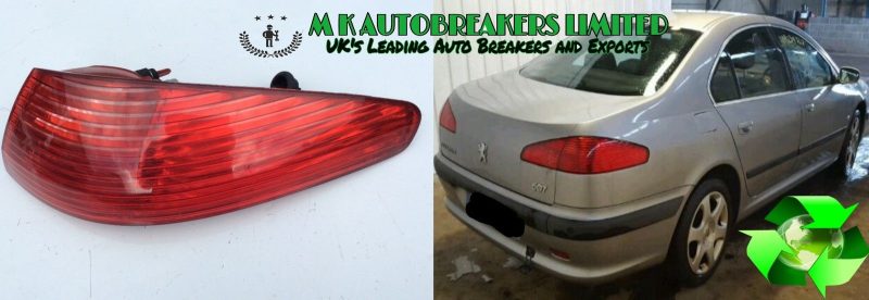 Peugeot 607 from 01-04- Rear light Driver side (Breaking For Parts) - Image 4