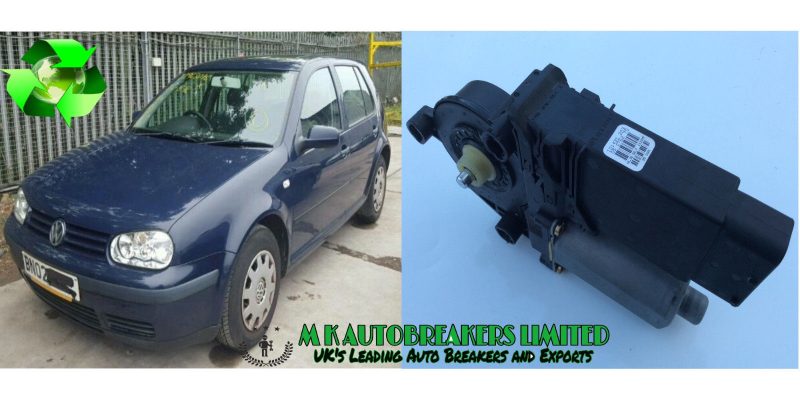 VW Golf 4 From 1998-2003 Window Regulator Motor Driver Side (Breaking For Parts) - Image 4