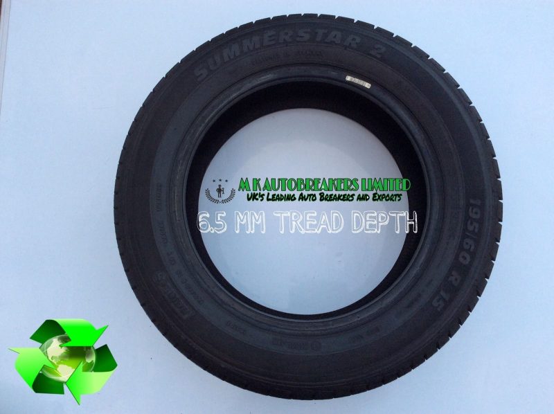 1x 195/60/R15 (88V) SUMMER STAR 2 (POINT S) 6.5 MM Tread Depth - Image 3