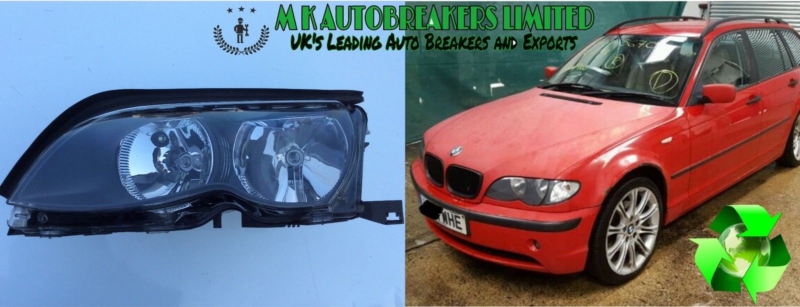 BMW E46 From 01-05 Headlight Passenger side (Breaking For Parts) - Image 4