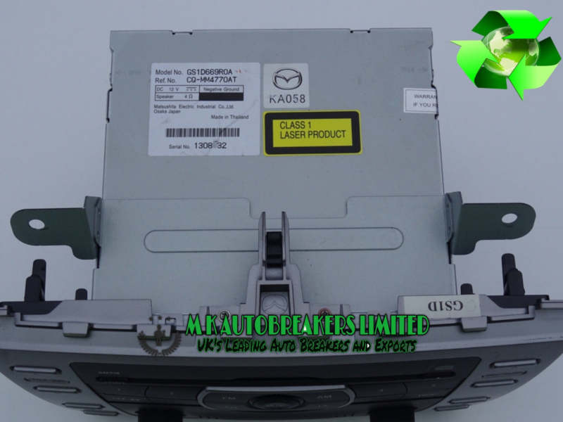 Mazda 6 From 08-12 Radio Stereo CD Player MP3 - Image 4