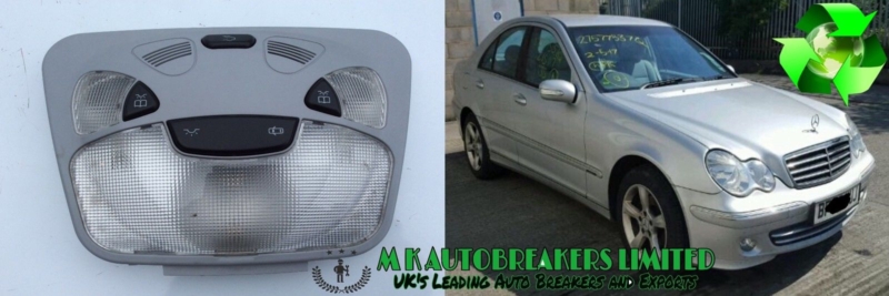 Mercedes C Class W203 Interior Front Roof Light (Breaking For Parts) - Image 4