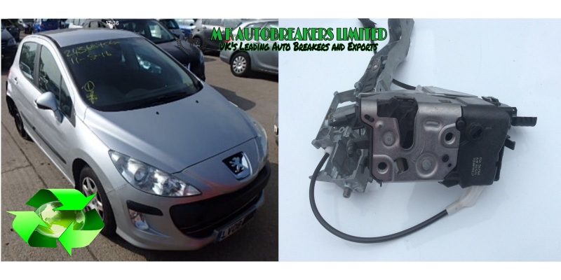 Peugeot 308 Model From 2008-2013 Door Lock Rear Passenger Side R/N/S (Breaking) - Image 3