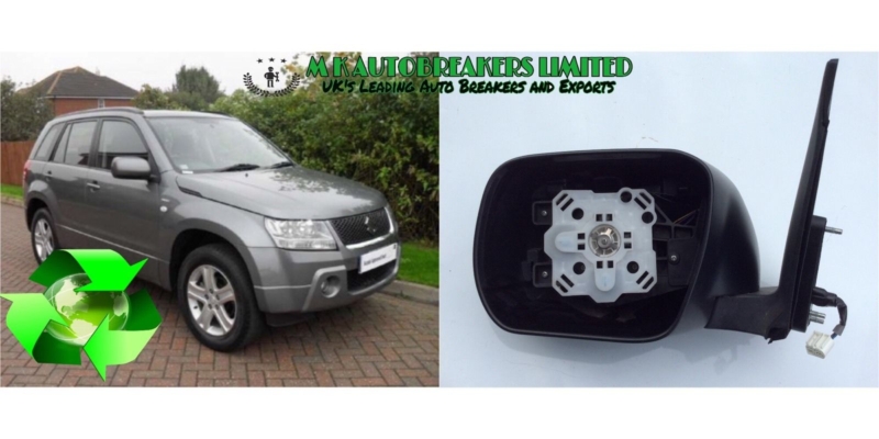 Suzuki Vitara Model 2005-2009 Electric Wing Mirror (No Mirror) PassengerSide N/S - Image 3