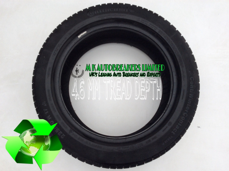 2x 225/60/R17 (98H) CONTINENTAL (CONTI WINTER CONTACT) 4.6 MM TREAD DEPTH - Image 3