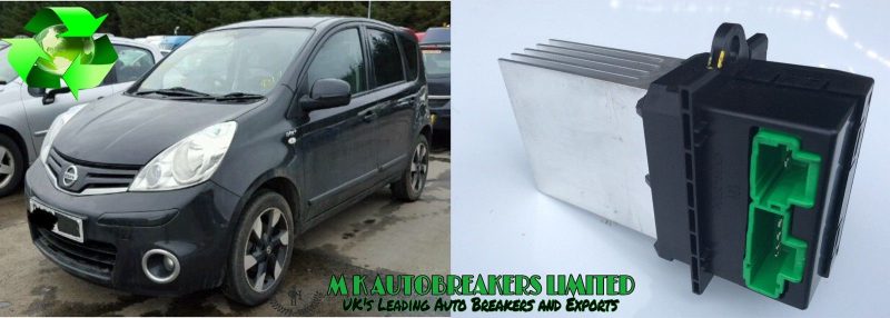 Nissan Note E11 From 06-13 Heater Blower Resistor Motor - Image 6