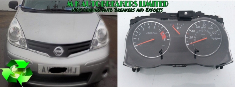 Nissan Note E11 From 06-13 Speedo Meter Clock Instrument - Image 5