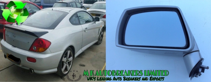 Hyundai Coupe From 00-04 Electric Wing Mirror Passenger Side (Breaking for Part - Image 4