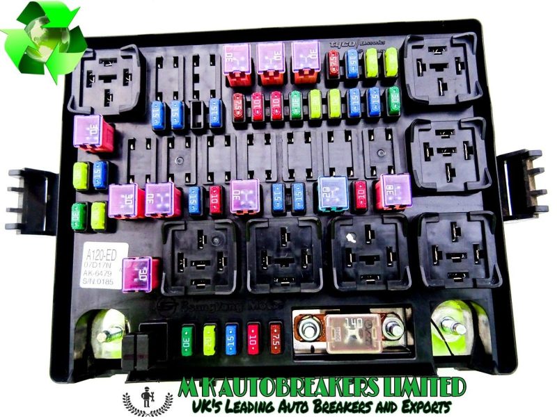 Ssangyong-Rodius-Model-From-05-10-Engine-Bay-Fusebox-222939643117