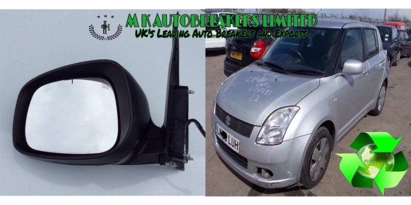 Suzuki Swift From 05-09 Electric Wing Mirror Passenger Side (Breaking For Parts) - Image 3