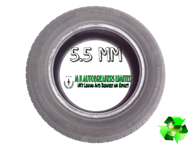 1x 195/60/R15 (88H) CONTINENTAL (CONTI PREMIUM CONTACT2) 5.5 MM TREAD DEPTH - Image 3