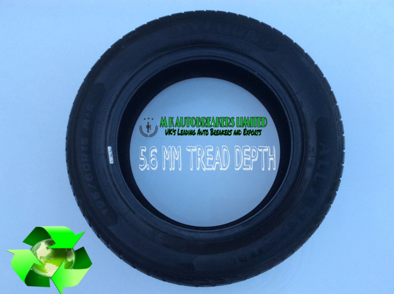 1x 195/60/R15 (88H) TYFOON (ALL SEASON MS) 5.6 MM TREAD DEPTH - Image 3