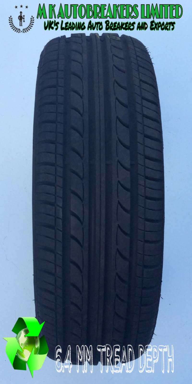 1x 195/60/R15 (88V) EGERUTTI (RADIAL DS 806) 6.4 MM TREAD DEPTH - Image 4