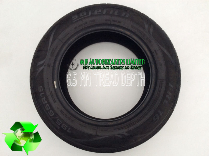 1x 195/65/R15 (91V) SAFERICH ( FRC16 ) 6.5 MM Tread Depth - Image 3
