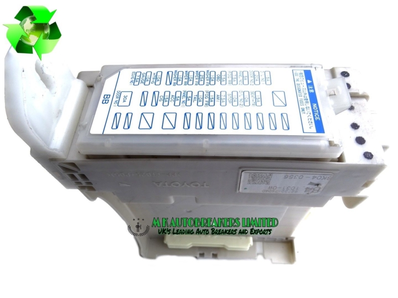 Toyota IQ Model From 2008-2014 Fuse Box - Image 2