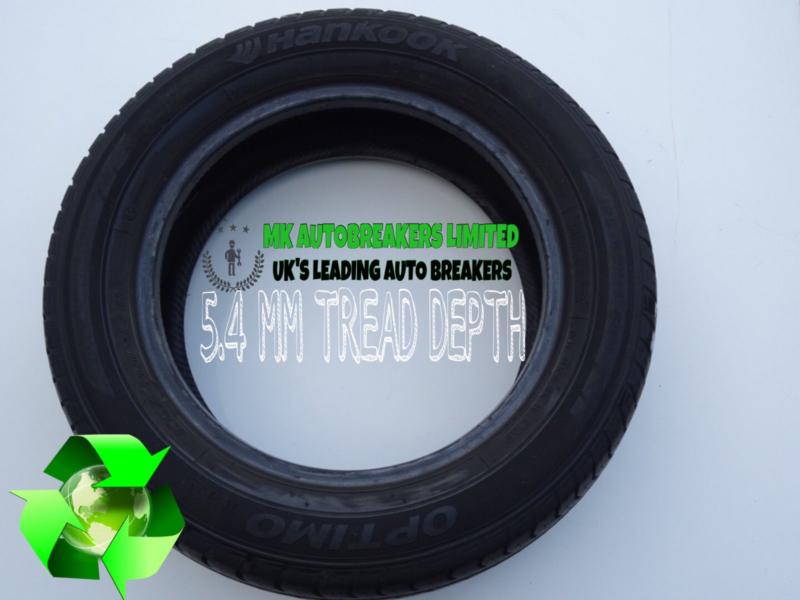 1x 195/60/R15 (88H) HANKOOK (OPTIMO) 5.4 MM TREAD DEPTH - Image 3