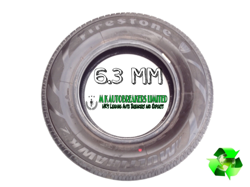 2x 175/80/14 (88T) FIRESTONE (MULTI HAWK 2) 6.3 MM TREAD DEPTH - Image 3