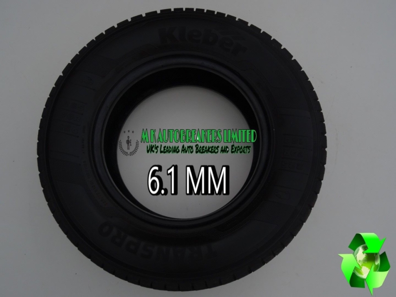 2x 225/7O/R15c (112/110S) KLEBER (TRANSPRO) 6.1 MM Tread Depth - Image 3