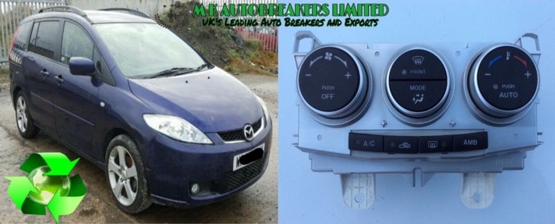 Mazda 5 Model From 2005-2009 AC, Heater Climate Control Switch - Image 4