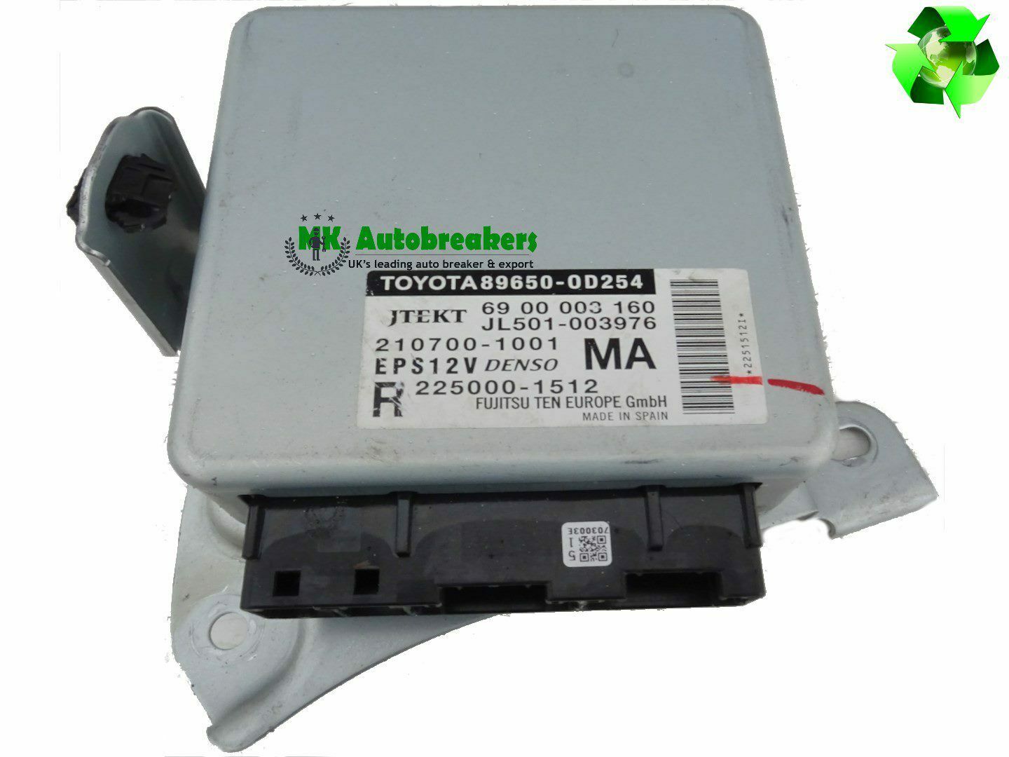 Toyota Yaris From 2014-2017 Steering Rack ECU Module 896500D254